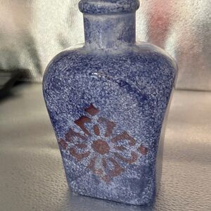 Hand crafted Blue and Red Decorative Vase